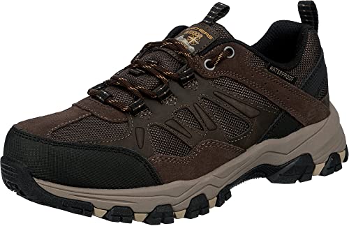 Skechers Herren Selmen-enago Trail Oxford Wanderschuh, Schokolade, 43 EU X-Weit von Skechers