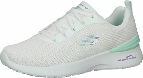 Skechers Damen Skech-AIR Dynamight Luminosity Sneaker, White Mesh/Mint Trim, 36 EU von Skechers