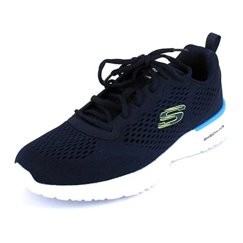 Skechers Herren Skech-air Dynamight Tuned Up Sneakers, Navy Engineered Mesh Pu Lime Trim, 41 EU von Skechers