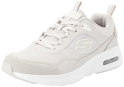 Skechers Herren Skech-air Court Homegrown Sneaker, Natürliches Wildleder-Mesh-Duraleather-Besatz, 39 EU von Skechers