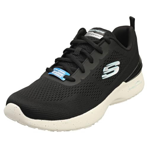 Skechers Herren Skech-air Court Sneaker,BLACK/AQUA,37 EU von Skechers