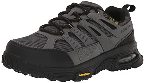 Skechers Herren Skech-air Envoy St-Arcket BAU-Schuhe, Grau/Schwarz, 40 EU Weit von Skechers