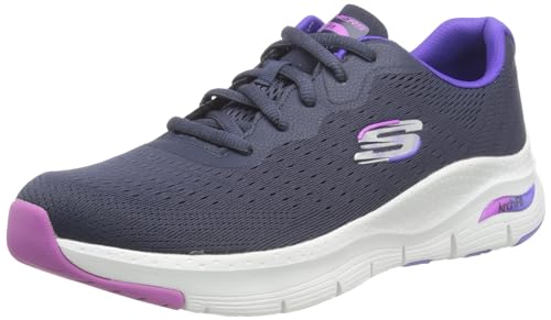 Skechers Damen Arch FIT Infinity COOL Sneaker, Marineblau, 36.5 EU von Skechers