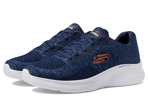 Skechers Herren Skech-lite Pro Faregrove Oxford, Marineblau/Orange, 45 EU von Skechers