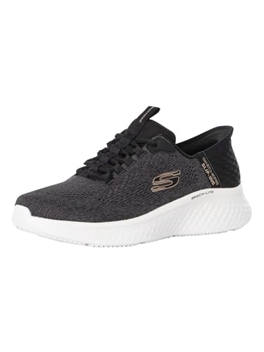 Skechers Herren Sneakers, Schwarzes Netz Grauer Rand, 43 EU Skechers Herren Sneakers, Schwarzes Netz Grauer Rand, 43 EU von Skechers