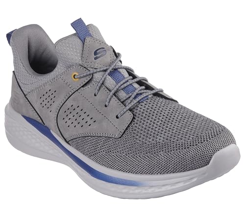 Skechers Herren Slade-Breyer 210892 Gestrickte Netz-Bungee-Spitze mit Viertelkäfig-Slipper, GRAU, 48.5 EU Skechers Herren Slade-Breyer 210892 Gestrickte Netz-Bungee-Spitze mit Viertelkäfig-Slipper, GRAU, 48.5 EU von Skechers