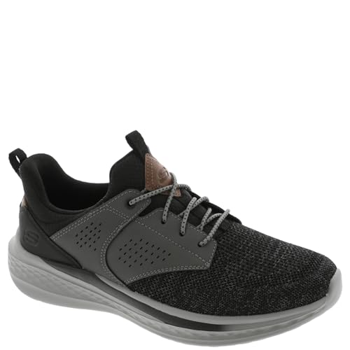 Skechers Herren Slade-Breyer 210892 Gestrickte Netz-Bungee-Spitze mit Viertelkäfig-Slipper, schwarz/grau, 48.5 EU Skechers Herren Slade-Breyer 210892 Gestrickte Netz-Bungee-Spitze mit Viertelkäfig-Slipper, schwarz/grau, 48.5 EU von Skechers