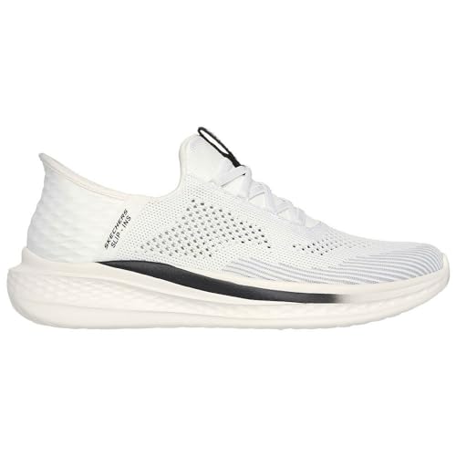Skechers Herren Slade-Quinto Hands Free Slip-in Mokassin, White Opulent Garden, 41 EU von Skechers