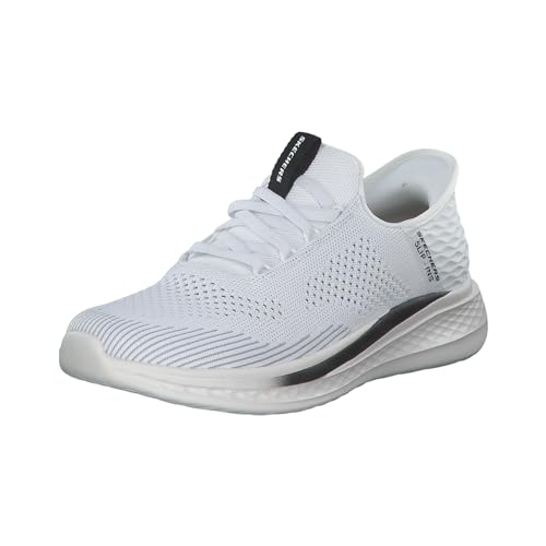 Skechers Herren Slade-Quinto Hands Free Slip-in Mokassin, Weiss/opulenter Garten, 42 EU von Skechers