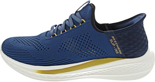 Skechers Herren Slade-Quinto Hands Free Slip-in Mokassin, blau, 44 EU von Skechers