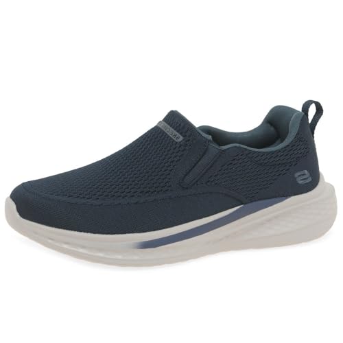 Skechers Herren Slade Royce, Navy Knitted Mesh, 43 EU von Skechers