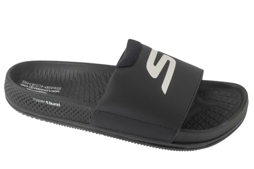 Skechers Herren Slides, Schwarz, 45 EU Skechers Herren Slides, Schwarz, 45 EU von Skechers