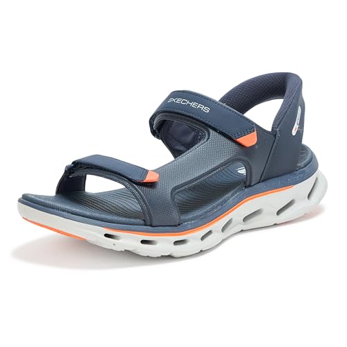 Skechers Herren Slip-Ins Go Walk Glide Step 2.0 Quarter Strap Sandale Sport, Marineblau/Orange, 46 EU Skechers Herren Slip-Ins Go Walk Glide Step 2.0 Quarter Strap Sandale Sport, Marineblau/Orange, 46 EU von Skechers