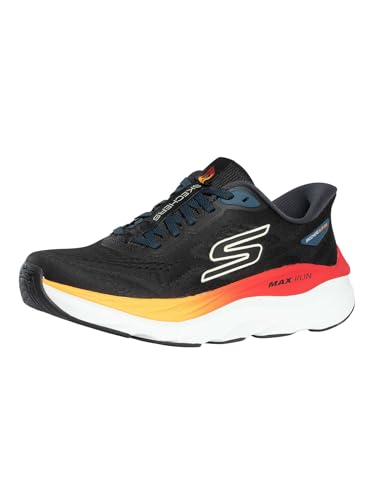 Skechers Herren Slip-Ins Max Run Sneaker, Black/Multi, 46 EU von Skechers