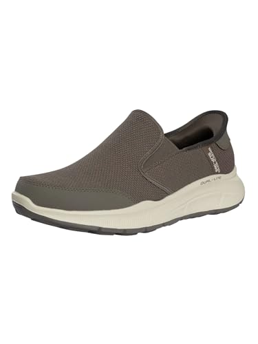 Skechers Herren Slip-Ins Relaxed Fit Equalizer 5.0 Sneaker, Taupe, 46 EU von Skechers