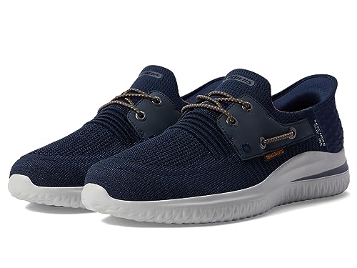 Skechers Herren Slip-Ins: Delson 3.0-Roth Mokassin, Marineblau, 43 EU von Skechers