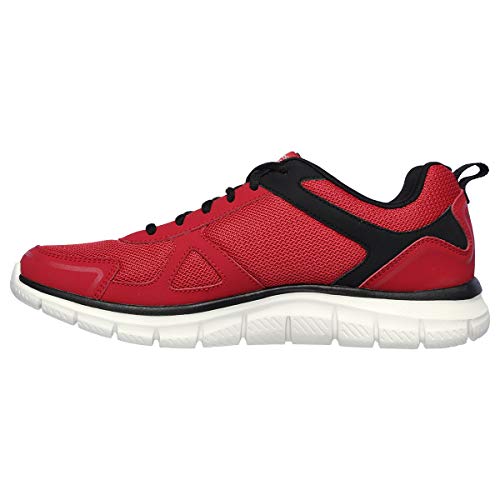 Skechers Herren Track Laufschuhe, rot/schwarz, 45 EU von Skechers