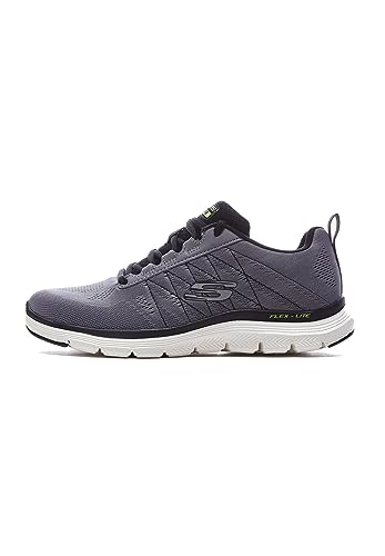 Skechers Herren Flex Advantage 4.0 - VALKIN Sneaker 232243 Grau, Schuhgröße:46 EU von Skechers