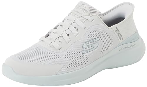 Skechers Herren Sneakers, Grau Mesh Synthetik, 42.5 EU von Skechers