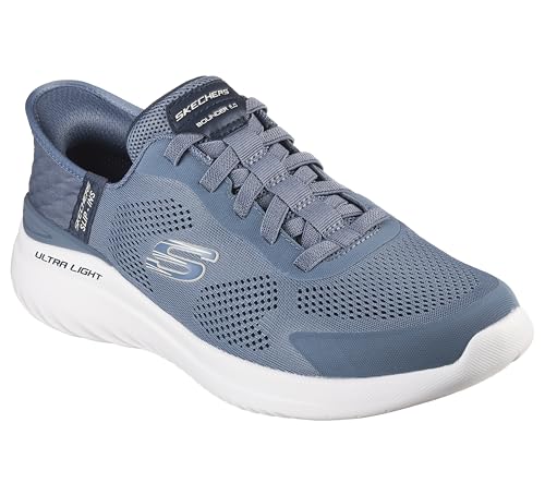 Skechers Herren Sneakers, Slate Mesh/Synthetic, 41.5 EU von Skechers