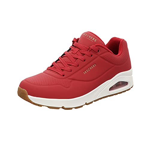 Skechers Herren UNO-Stand ON AIR Sneakers, red, 41 EU von Skechers