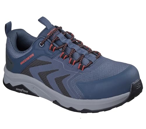 Skechers Herren Speed-Flex Trekker Nordown Brandschutzstiefel, Black Red Trim Textile/Synthetic, 47.5 EU von Skechers