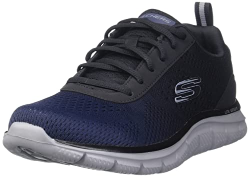 Skechers Herren Track Ripkent Sports Shoes, Navy, 44 EU von Skechers