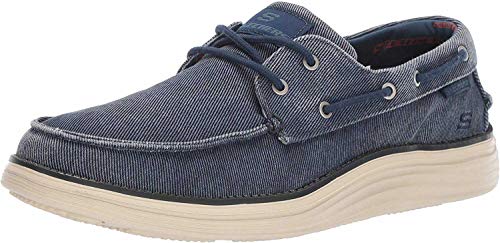 Skechers Herren Status 2.0 Lorano Mokassin, Navy Canvas, 40 EU von Skechers