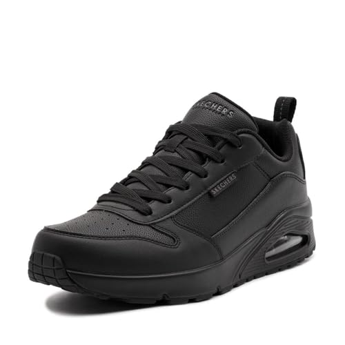 Skechers Herren Street UNO Alder Sneaker 183012 BBK Schwarz von Skechers