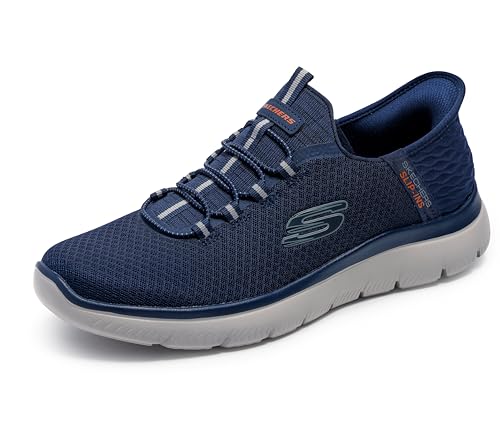 Skechers Summits High Range Herren Sneakers, Navy Mesh Trim, 45.5 EU von Skechers