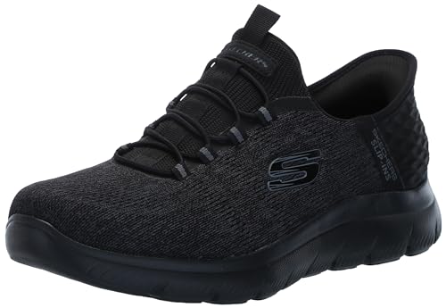 Skechers Herren Summits Key Pace Hands Free Slip-in Slipper, Schwarz/Schwarz, 42 EU Weit von Skechers