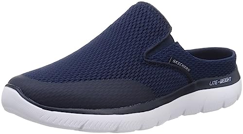 Skechers Herren Summits Vindicator Sneaker, Navy Textile Trim, 44 EU von Skechers
