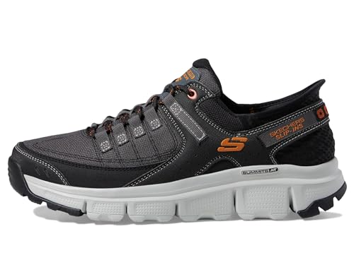 Skechers Herren Summits at Hands Free Slip-in Sneaker, Grau/Orange, 40.5 EU Weit von Skechers