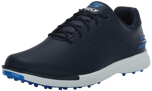Skechers Herren Tempo Waterproof Golf Shoes Sneaker, Marineblau/blau, 41.5 EU Skechers Herren Tempo Waterproof Golf Shoes Sneaker, Marineblau/blau, 41.5 EU von Skechers