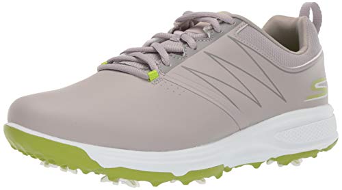 Skechers Herren GO Golf Torque Sneaker, Gray Synthetic/Lime Trim, 47 EU von Skechers