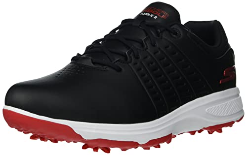 Skechers Herren Torque Wasserdichter Golfschuh, Black/Red Sole, 44 EU Skechers Herren Torque Wasserdichter Golfschuh, Black/Red Sole, 44 EU von Skechers