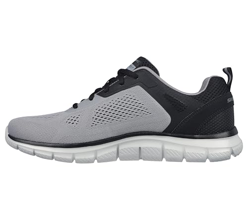 Skechers Herren Track BROADER Sportschuhe, Grau, 39 EU von Skechers
