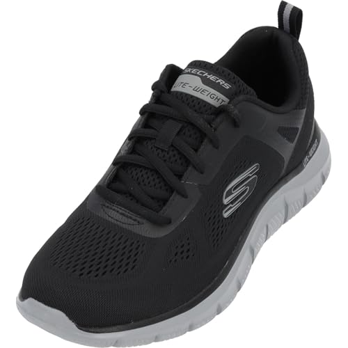 Skechers Herren Track BROADER Sportschuhe, Schwarz, 41.5 EU Skechers Herren Track BROADER Sportschuhe, Schwarz, 41.5 EU von Skechers