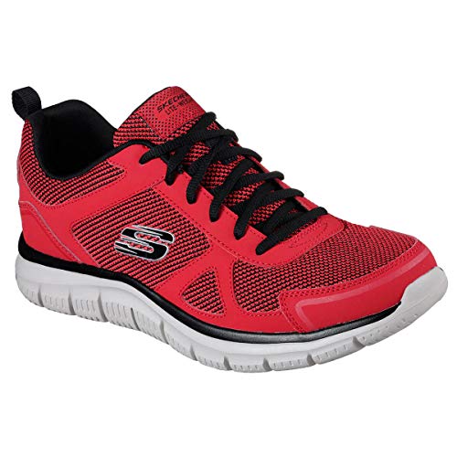 Skechers Herren Track BUCOLO Sports Shoes, Red, 40 EU von Skechers