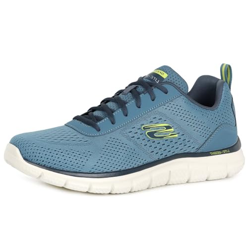 Skechers Herren Track-Leshur Sneaker, Blue, 47,5 von Skechers