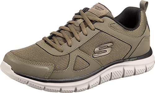 Skechers Track Scloric, Basket Homme, Grün (Olbk), 42,5 EU von Skechers