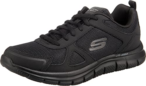 Skechers Herren Track-Scloric Sneaker, Schwarz (Black 52631-Bbk), 42 EU von Skechers