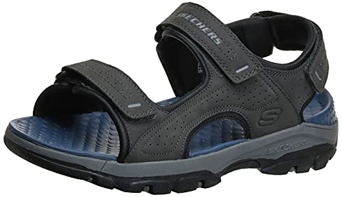 Skechers Herren Tresmen-Garo Open Toe Water Sandal, anthrazit, 47.5 EU von Skechers