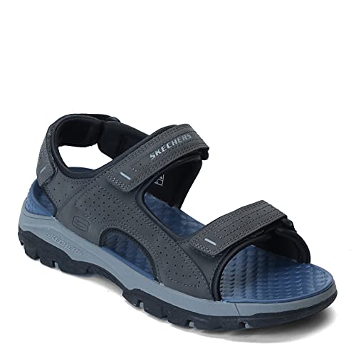 Skechers Herren Tresmen-Garo Open Toe Water Sandal, anthrazit, 46 EU von Skechers