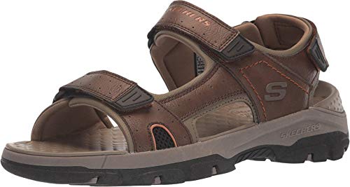 Skechers Herren Tresmen Hirano Sandalen, Brown Synthetic, 40 EU Skechers Herren Tresmen Hirano Sandalen, Brown Synthetic, 40 EU von Skechers