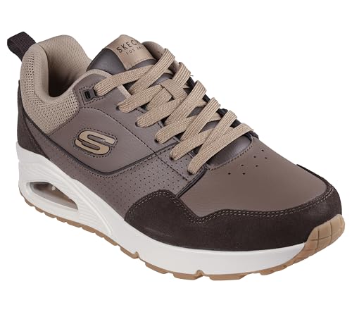 Skechers Herren UNO Retro One Sneaker, braun, 44 EU Skechers Herren UNO Retro One Sneaker, braun, 44 EU von Skechers
