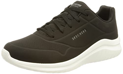 Skechers Herren Ultra Flex 2.0 Vicinity Sneaker, Black White, 42.5 EU von Skechers