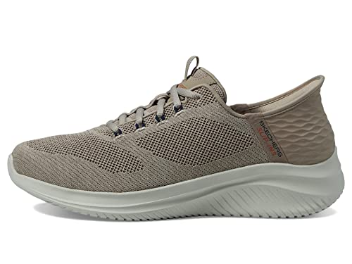 Skechers Herren Ultra Flex 3.0 New Arc Slip Sneaker, Taupe, 40 EU von Skechers