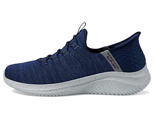 Skechers Herren Ultra Flex 3.0 Right Away Hands Free Slip In Sneaker Slipper, Marineblau, 41 EU Weit von Skechers