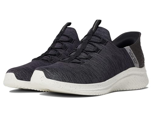 Skechers Herren Ultra Flex 3.0 Right Away Hands Free Slip in Sneaker Slipper, Black, 39.5 EU Weit von Skechers